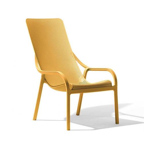 Nardi Fauteuil Pour Extérieur Net Lounge (Moutarde - Polypropylène Prv)