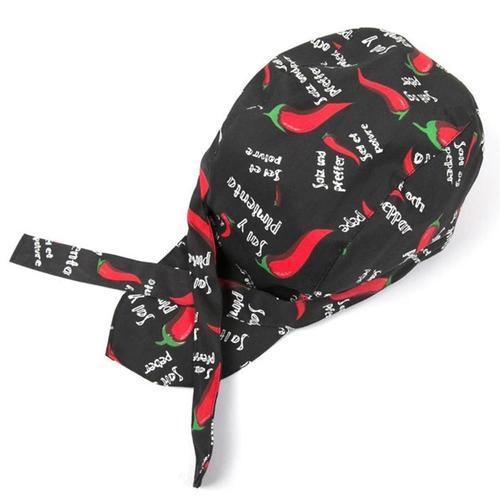 Couleur C Casquette De Chef Unisexe, Couvre-Chef De Chef De Cuisine, Couvre-Chef De Serveur, Couvre-Chef, Cravate Arrière, Couvre-Chef De Traiteur, Chapeau De Pirate, Bandana En Coton