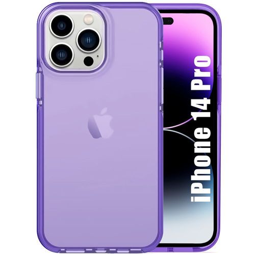 Coque Pour Iphone 14 Pro Ultra Slim Protection Silicone Léger Violet Clair