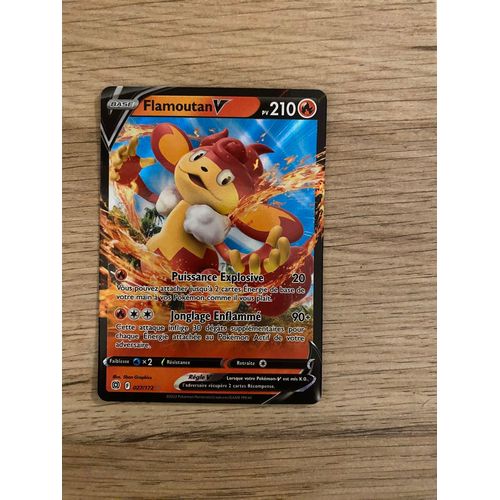 Carte Pokémon Flamoutan V 027/172