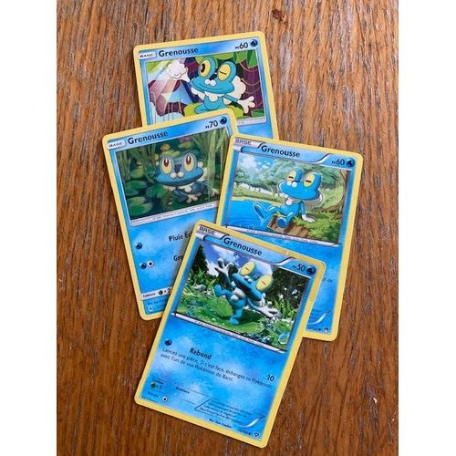 (2440) 4x Grenousse (Pokemon)