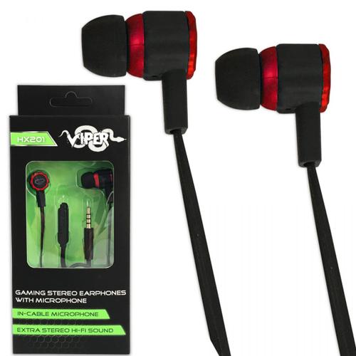 Écouteurs Gaming Viper EGH201R Esperanza noir-rouge
