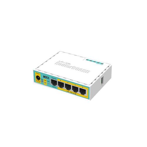 Mikrotik Hex Poe Lite Routeur Connecté Fast Ethernet Blanc