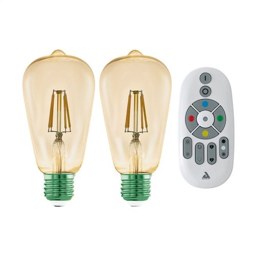 Eglo 12256 Ampoule Led Blanc Chaud 2200 K 4,9 W E27 F