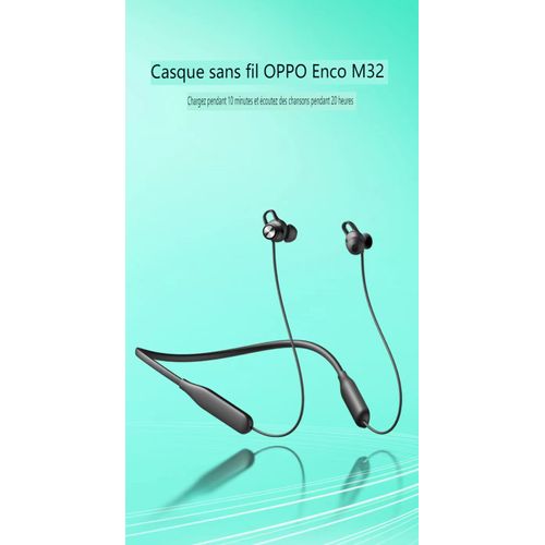 OPPO Enco M32 Wireless Bluetooth Headset Sports Running Magnetic Wireless