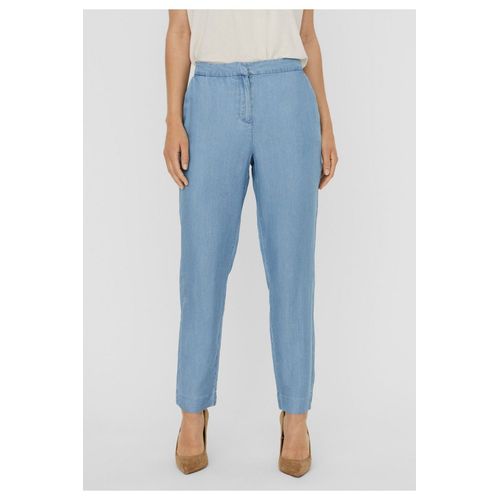 Pantalon En Denim Bleu Femme