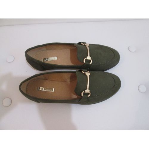 Mocassins Kaki Femme Bellucci T37