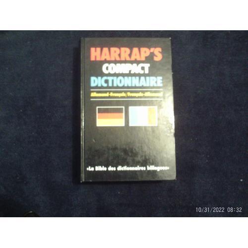 Harrap's Compact Dictionnaire Allemand/Français - Français/Allemand