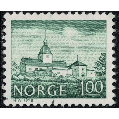 Norvège 1978 Oblitéré Used Manor House Manoir Austratt Austrat Y&t No 722 Su