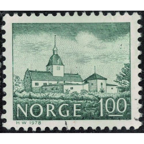 Norvège 1978 Oblitéré Used Manor House Manoir Austratt Austrat Y&t No 722 Su