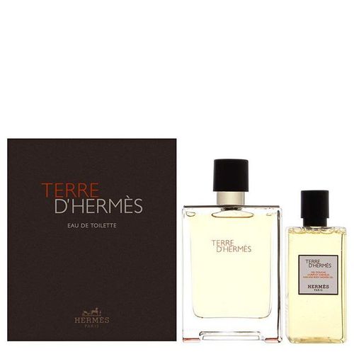 Set Terre D'hermes - 100ml Eau De Toilette+Gel Ducha 80ml - Vaporizador 