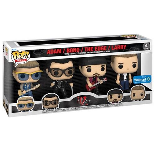 Figurine Funko Pop - U2 - Adam / Bono / The Edge / Larry - Pack (64688)
