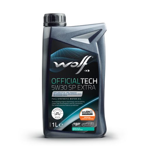 Wolf - Bidon 1 Litre D'huile Moteur 5w30 - Officialtech 5w30 Sp Extra - 1049358