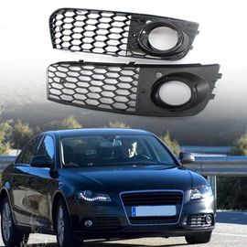Accessoires De Cadre De Lumières De Voiture, Grille Avant En Maille Nid D'abeille, Couverture De Phare Antibrouillard Pour Audi A4 B8 2008 ? 2012