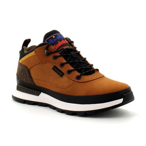 Timberland - Baskets Mi-Hautes À Lacets Pour Homme Field Trekker - Marron