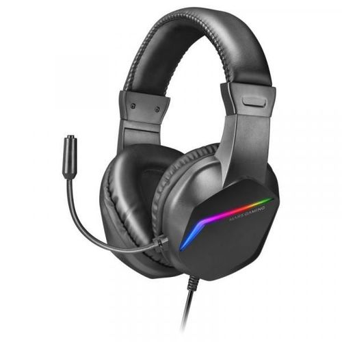 Casque Micro Gamer Mars Gaming Mh122 Rgb (noir)