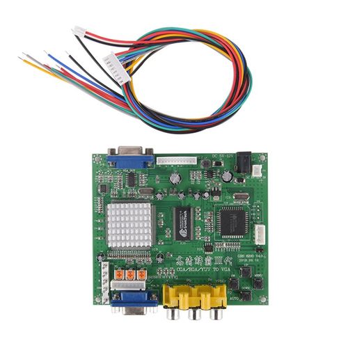 Carte De Conversion Vidéo Hd Pour Jeu D'arcade Rvb/Cga/Ega/Yuv Vers Vga Hd9800/Gbs8200