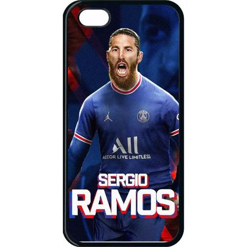 Coque Iphone 5c - Psg Ramos - Noir