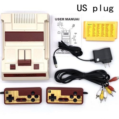 Gris - Super Nouveau 8 Bits Tv Game First Rs-35 Rouge Et Blanc Machine De Jeu 632 Jeu Double Jeu Nostdéchiré Ic Pour David Carte Machine De Jeu