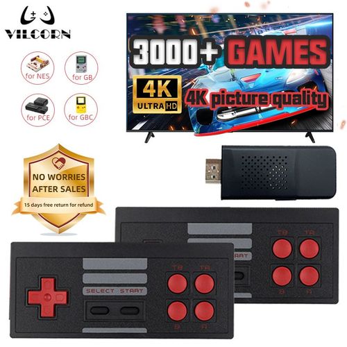 Gris - Mini Console De Jeu Vidéo Irus Corn, Émulateur De Lecteur Gbc Gb Nes, David Dendy Nostalgia Stick 3000, Machine De Jeux Rétro
