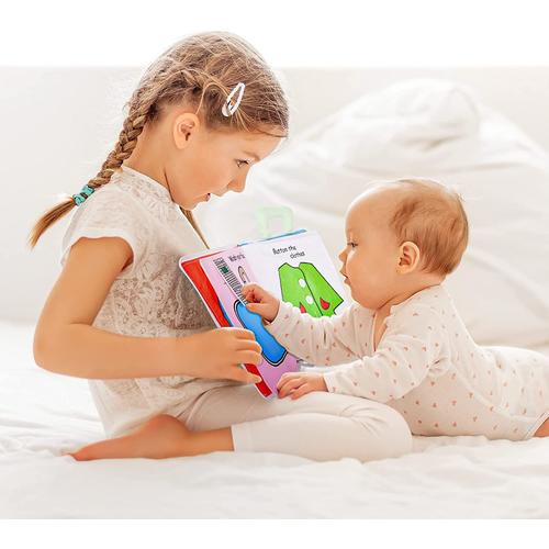 Livre Tissu Bébé Livres d'éveil Jouet Educatif,Jouets Pour Bebe