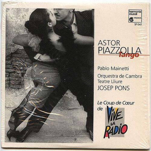 Cd 1 Astor Piazzolla. Tango. Collection Vive La Radio.