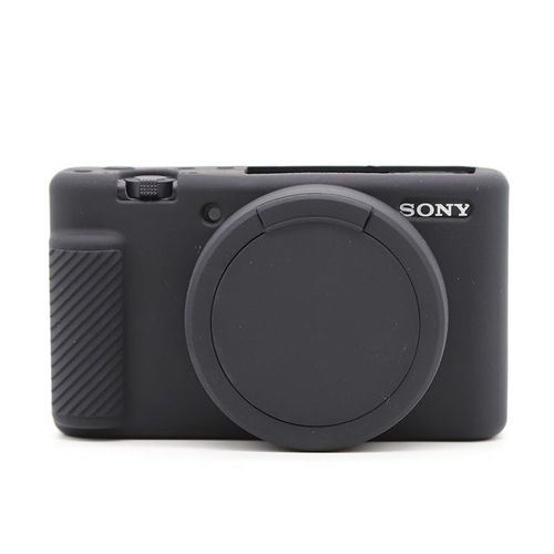 Noir - Coque de protection en Silicone pour appareil photo numérique Sony ZV1, Z V1