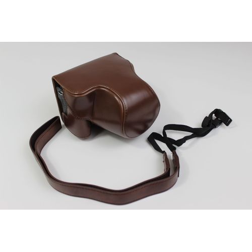 Case-coffee standard - Étui en cuir Pu pour appareil photo, housse de protection pour appareil photo Canon EOS M6 II EOSM6 II M6 Mark II