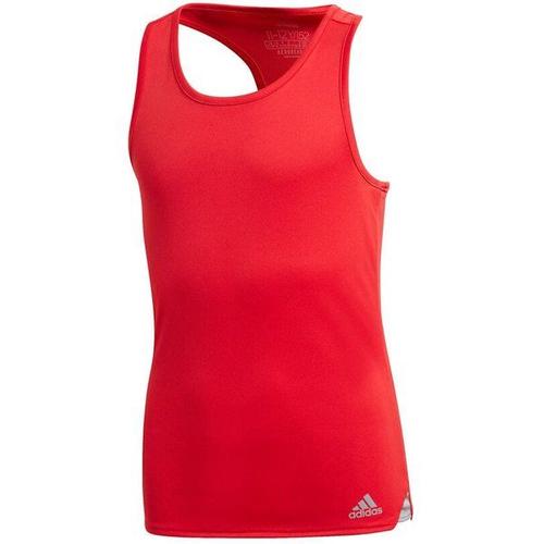 Club Débardeur Tank Top Filles - Rouge , Argent