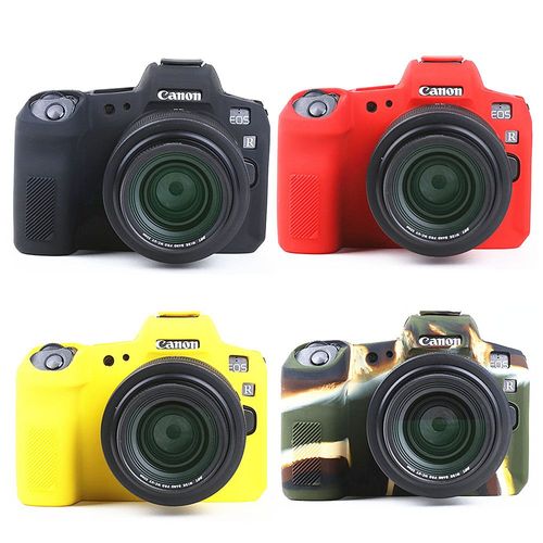 R5 rouge - Étui en Silicone souple pour caméra DSLR, housse de protection pour appareil photo Canon