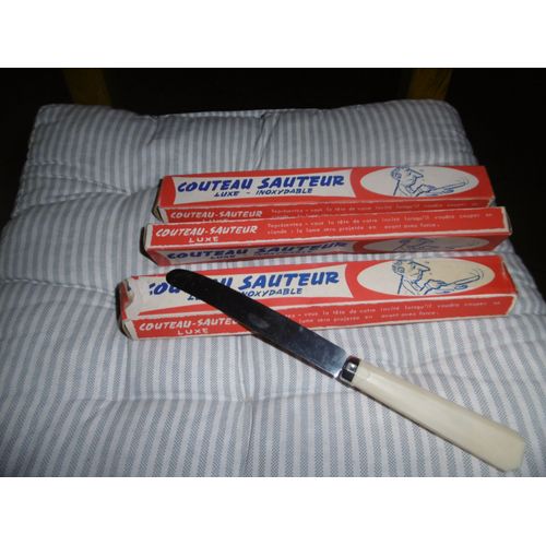 Couteau Sauteur Lame Inoxydable Lot De 3