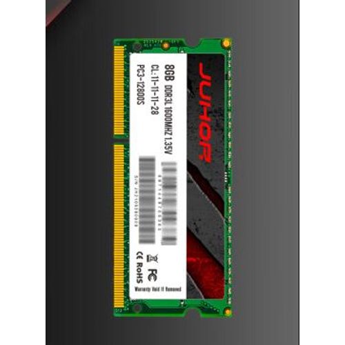 JUHOR - DDR3L - module - 8 Go - SO DIMM 204 broches - 1600 MHz / PC3-12800 - CL11 - 1.35 V - mémoire sans tampon - non ECC