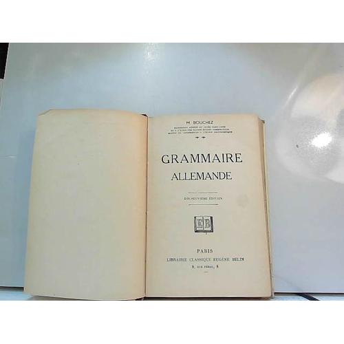 Grammaire Allemande