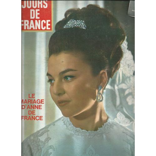 Jours De France 22/05/1965 Mariage D' Anne De France, Mistinguett, Marie-José Nat, Michèle Morgan, Macias, O. Despax, Pascale Petit, Sheila, Brialy, Lollobrigida, O. Preminger, Théo Sarapo,France Gall