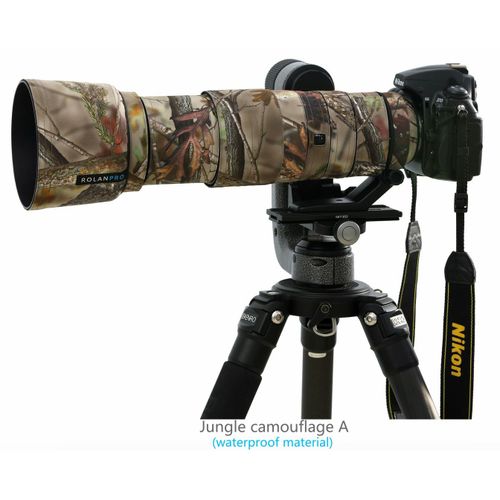 Jungle étanche - manteau de Camouflage pour objectif, housse imperméable en Nylon pour lentille Nikon, 200 500mm f/5.6E ED VR