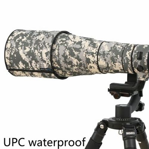 UPC imperméable - manteau de Camouflage pour objectif, housse imperméable en Nylon pour lentille Nikon, 200 500mm f/5.6E ED VR