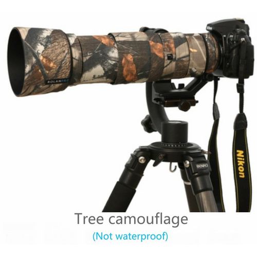 Camouflage des arbres - manteau de Camouflage pour objectif, housse imperméable en Nylon pour lentille Nikon, 200 500mm f/5.6E ED VR