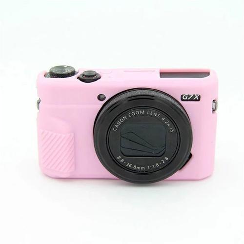 Rose - Sacs de caméra pour Canon Powershot G7X2 G7X3, housse de Protection en caoutchouc pour Canon G7 X Mark II, accessoires de caméra, étuis en Silicone souple