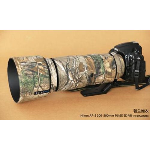 Couleur numéro 3 - manteau de Camouflage pour objectif, housse imperméable en Nylon pour lentille Nikon, 200 500mm f/5.6E ED VR
