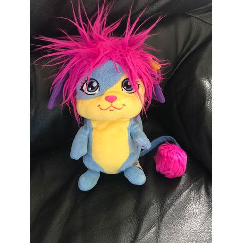 Peluche Doudou Popples Lulu Bleu Et Rose 2015 Spin Masters 20cm