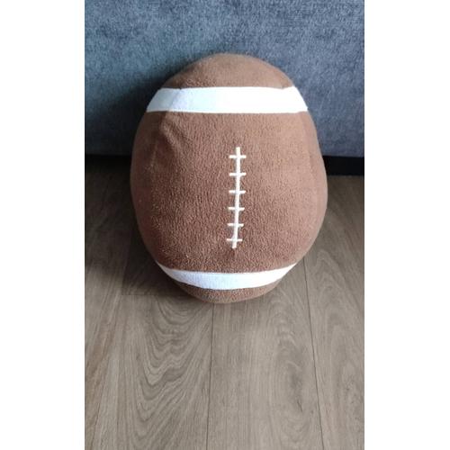 Ballon De Rugby Marron En Peluche 