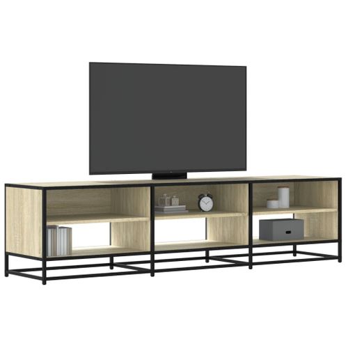 Vidaxl Meuble Tv Chêne Sonoma 180x40x46 Cm Bois D'ingénierie