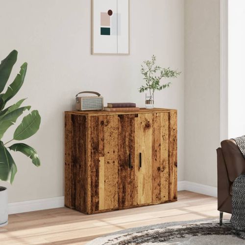 Vidaxl Buffet Vieux Bois 80x33x70 Cm Bois D'ingénierie