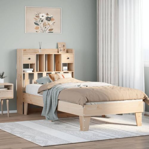 Vidaxl Cadre De Lit Sans Matelas 100x200 Cm Bois Massif De Pin