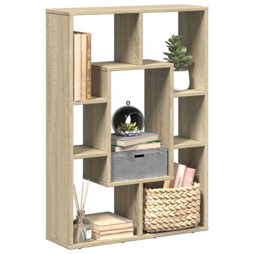 Vidaxl Bibliothèque Chêne Sonoma 63x20x90 Cm Bois D'ingénierie