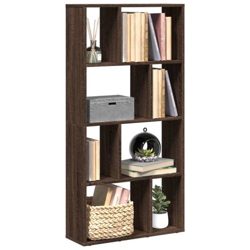 Vidaxl Bibliothèque Chêne Marron 60x20x120 Cm Bois D'ingénierie