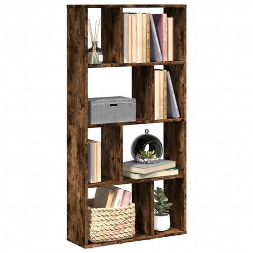 Vidaxl Bibliothèque Chêne Fumé 60x20x120 Cm Bois D'ingénierie