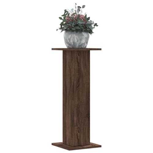 Vidaxl Supports Pour Plantes 2 Pcs Chêne Marron Bois D'ingénierie
