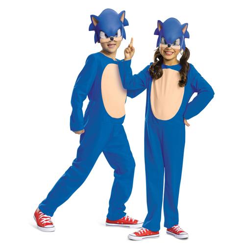 Déguisement Sonic Basique Enfant - Taille: 7 - 8 Ans (124 - 136 Cm)