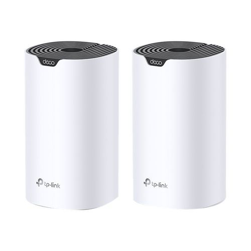 TP-Link Deco S7 V1 - Système Wi-Fi - (2 routeurs) - jusqu'à 3900 pieds carrés - maillage 1GbE - Wi-Fi 5 - Bi-bande
